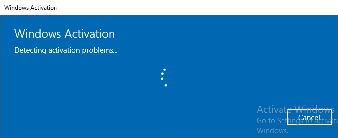 Windows 10 digital activation troubleshooter