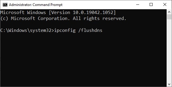 flush DNS command in CMD