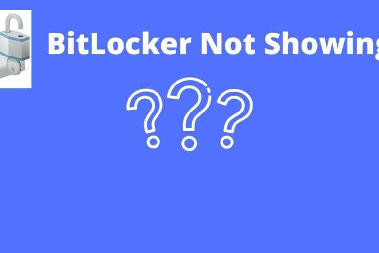 BitLocker not showing in Windows 10 Home